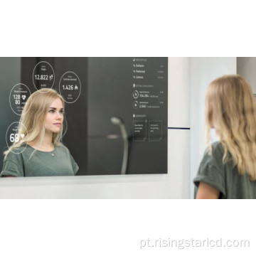 Painel de tela de toque de espelho inteligente de 43 polegadas